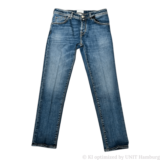 Watermarked - Jacob Cohën, Scott, light blue denim, pale green Label