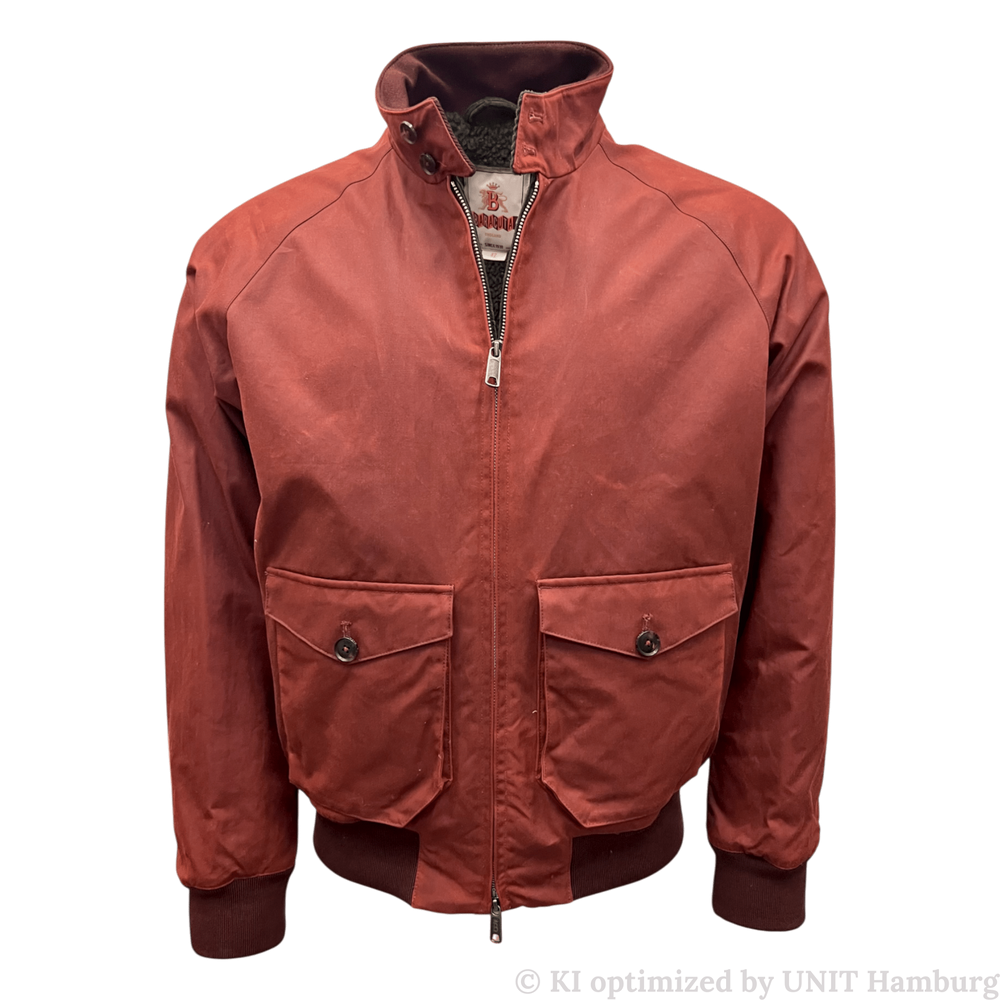 Watermarked - Baracuta, Wachjacke, kurz, andorra rot