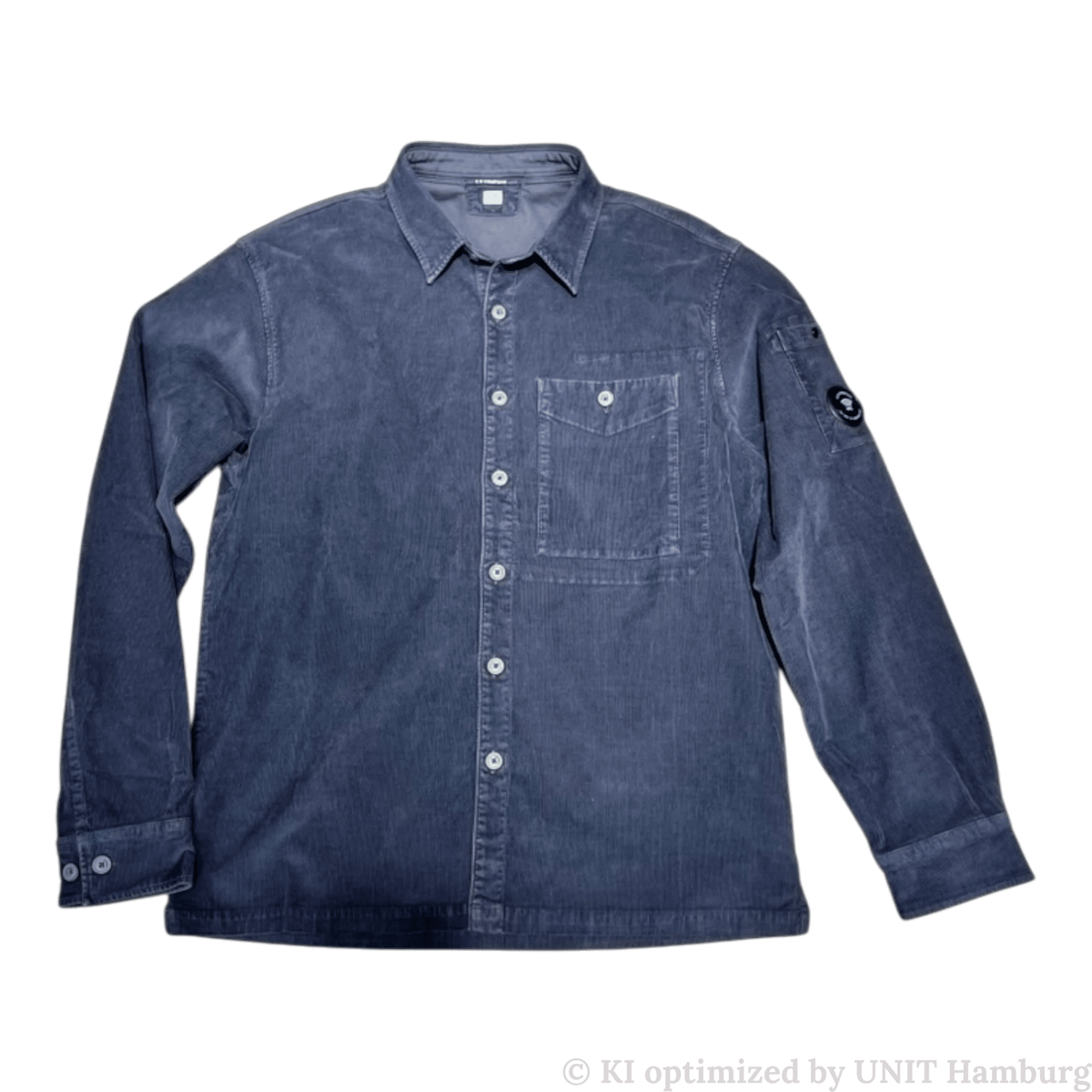 Watermarked - C.P. Company, Overshirt aus Cord in Dunkelblau