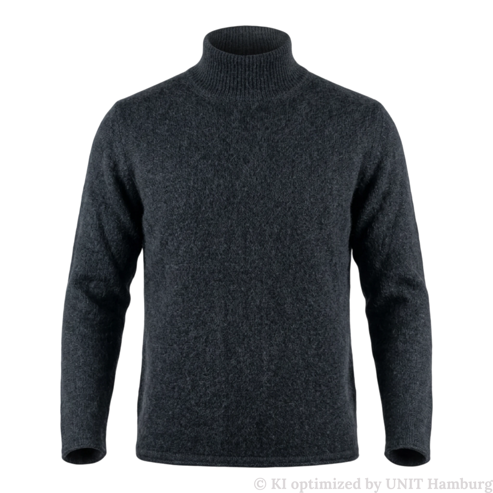 Watermarked - Roberto Collina, Merino / Baby Kamel, Stehkragen, schwarz