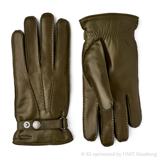 Watermarked - Hestra, Jake Lammnappa-Handschuhe Lodengrün