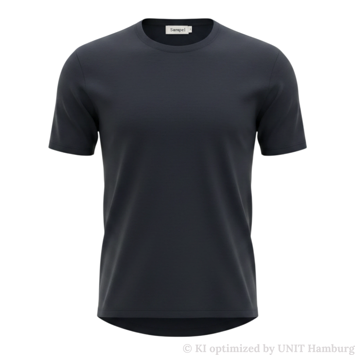 Watermarked - Sunspel schweres Supima T-Shirt Relaxed Fit, midnight navy