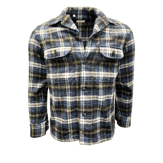 UNIT Hamburg - Salvatore Piccolo Flanellhemd Herren – Overshirt aus Wolle & Alpaka - Salvatore Piccolo