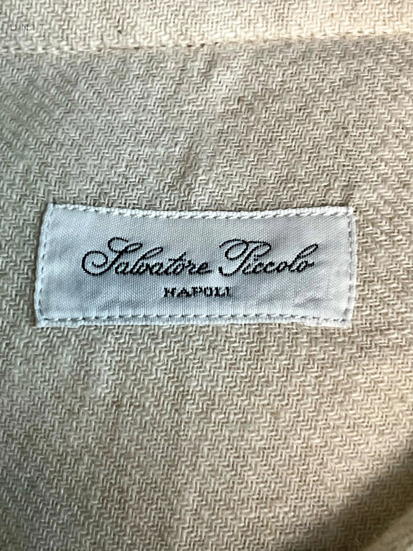 Salvatore Piccolo, Overshirt, Ramie/ Leinen/ Wolle, heller Sand Farben - UNIT Hamburg