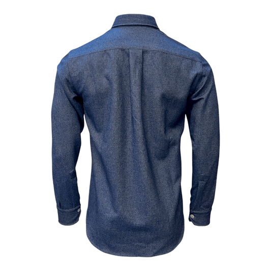 UNIT Hamburg - Salvatore Piccolo, Overshirt Wolle / Baumwolle, denimblau - Salvatore Piccolo