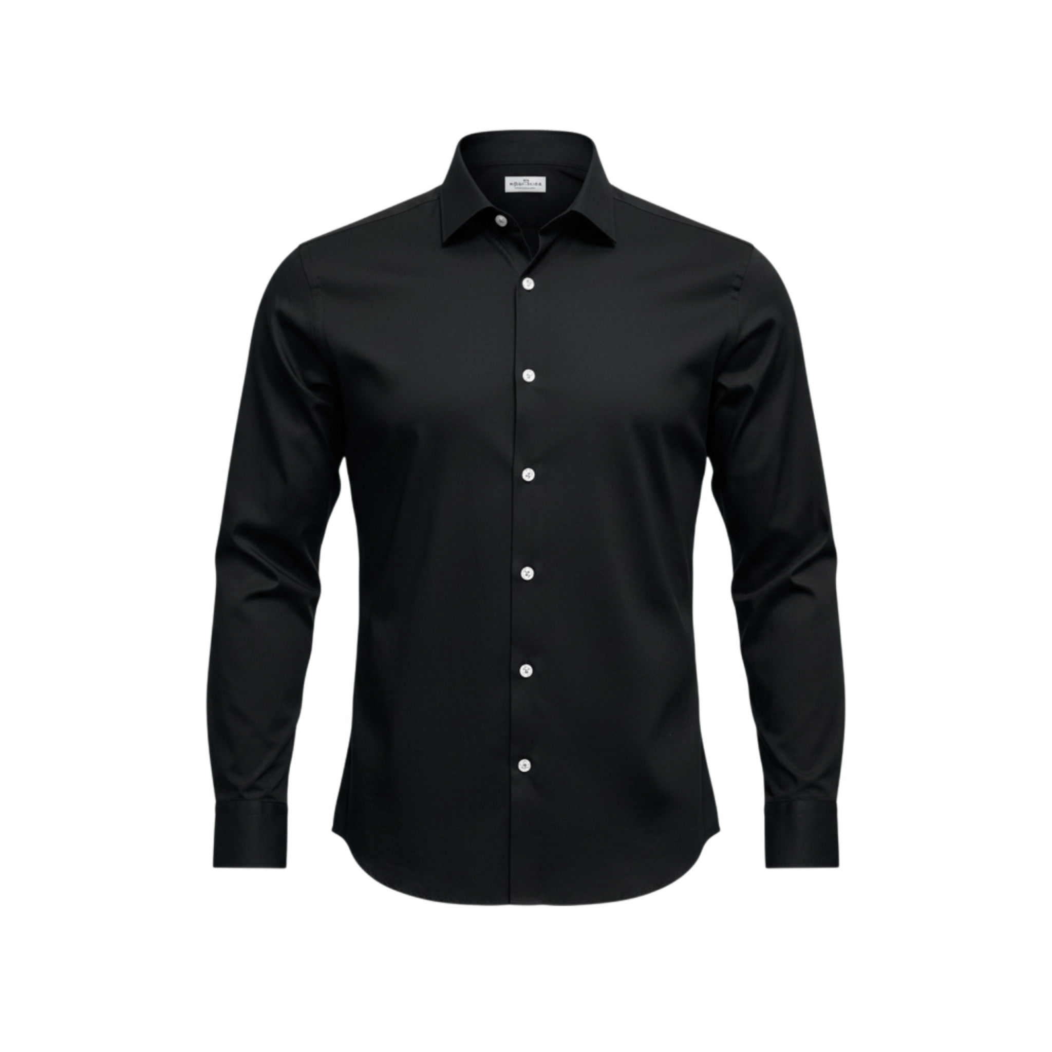 UNIT Hamburg - Sonrisa, das feine Jerseyhemd, schwarz - Sonrisa