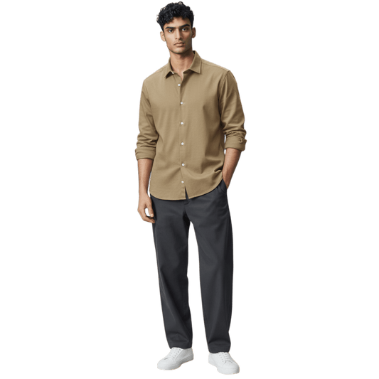 UNIT Hamburg - Sonrisa, das ideale Jersey Hemd. beige - Sonrisa