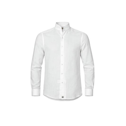 UNIT Hamburg - Sonrisa, Leinen - Stehkragenhemd,weiß - Sonrisa