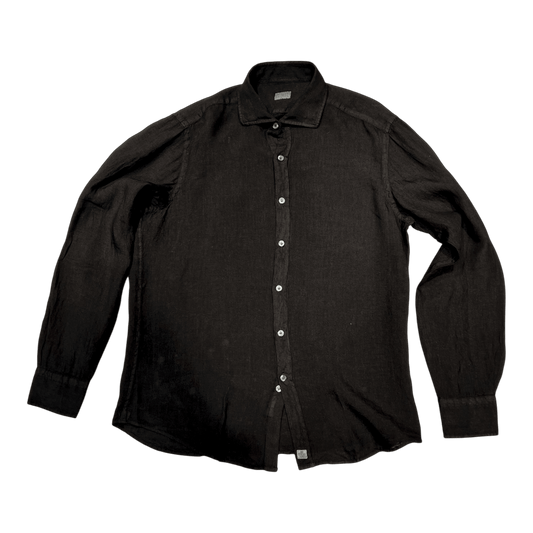 UNIT Hamburg - Sonrisa, Leinenhemd, feine Qualität, schwarz - Sonrisa