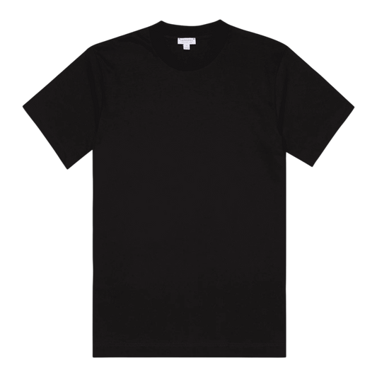 UNIT Hamburg - Sunspel, Heavy Weight Supima Cotton T-Shirt, schwarz - Sunspel