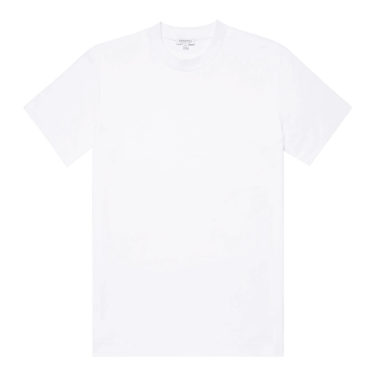 UNIT Hamburg - Sunspel, Heavy Weight Supima Cotton T-Shirt, weiß - Sunspel
