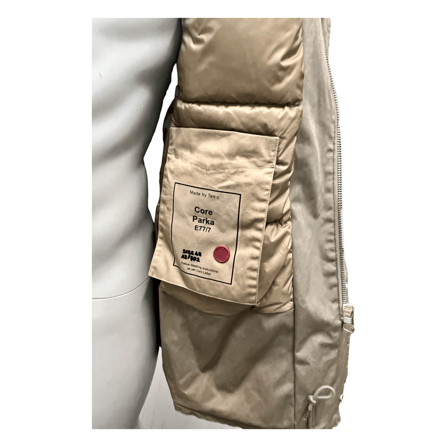UNIT Hamburg - Ten C, OJJ Core Parka, daunengefüllt, beige - Ten c