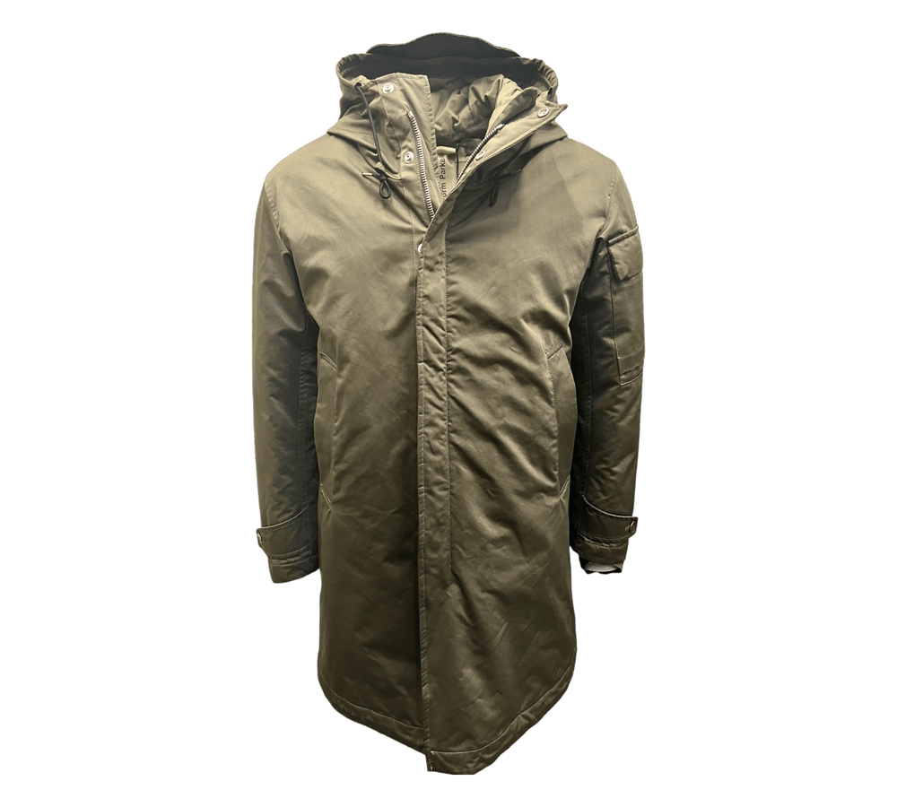 Ten C, Rainstorm Parka, Micro Thin, oliv - UNIT Hamburg