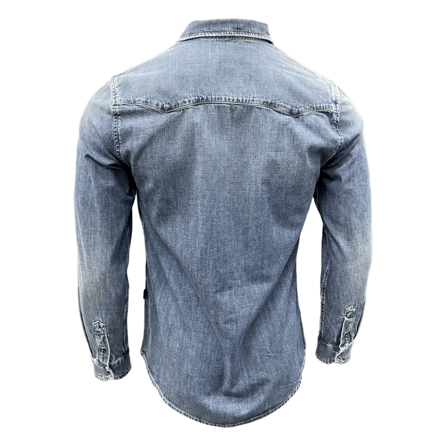 THE.NIM STANDARD, Western Shirt, Regular Fit, Medium Blue - UNIT Hamburg