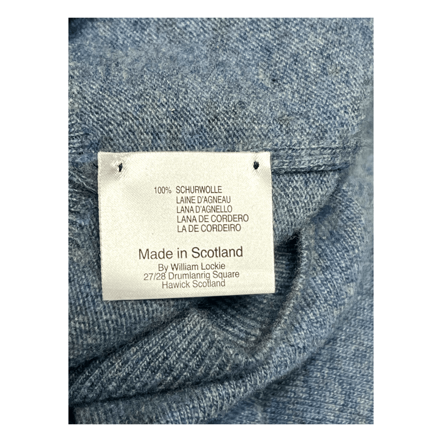 William Lockie, Gordon Super Geelong V neck, blau - UNIT Hamburg