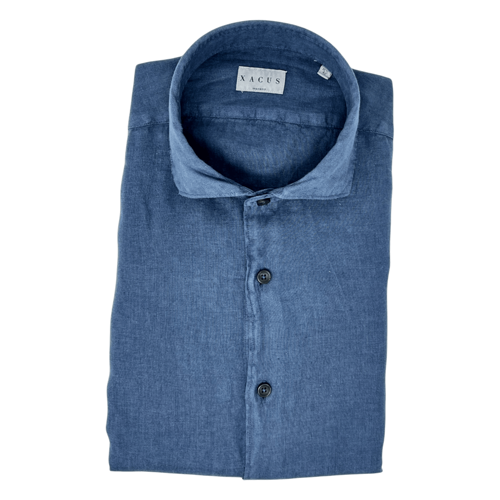 UNIT Hamburg - Xacus, gewaschenes Leinen, denimblau - Xacus
