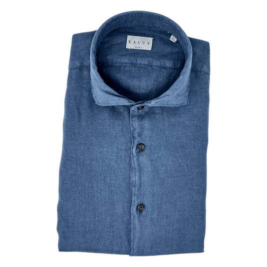 UNIT Hamburg - Xacus, gewaschenes Leinen, denimblau - Xacus