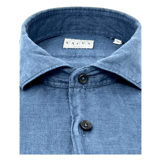 UNIT Hamburg - Xacus, gewaschenes Leinen, denimblau - Xacus