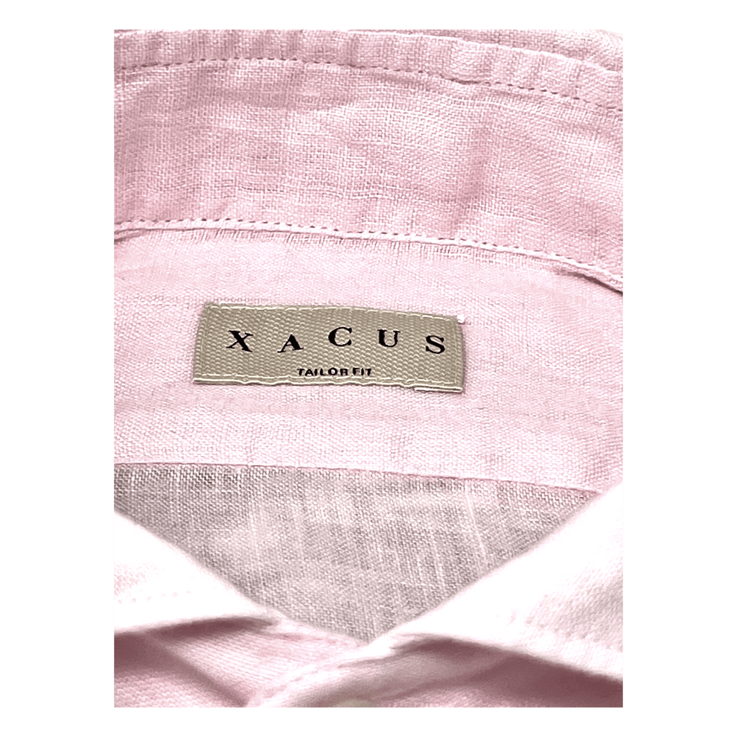 UNIT Hamburg - Xacus, gewaschenes Leinenhemd, rosé - Xacus