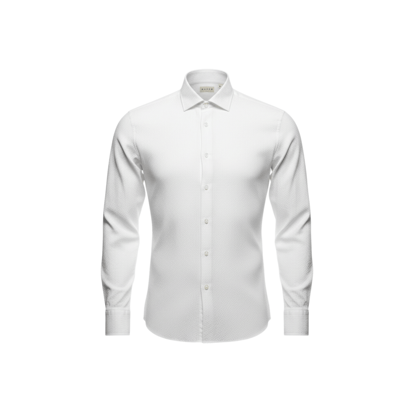 UNIT Hamburg - Xacus Seersucker Hemd Weiß – Made in Italy - Xacus